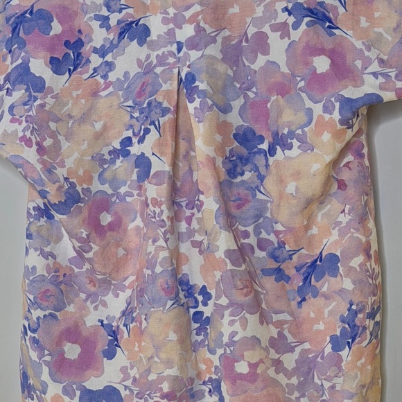 Cloth & Stone Pink and Blue Relaxed Button Down - Picture 9 of 9